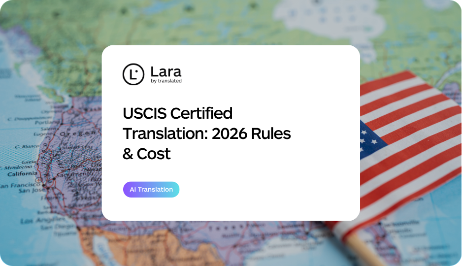 USCIS Certified Translation 2026 Rules & Cost