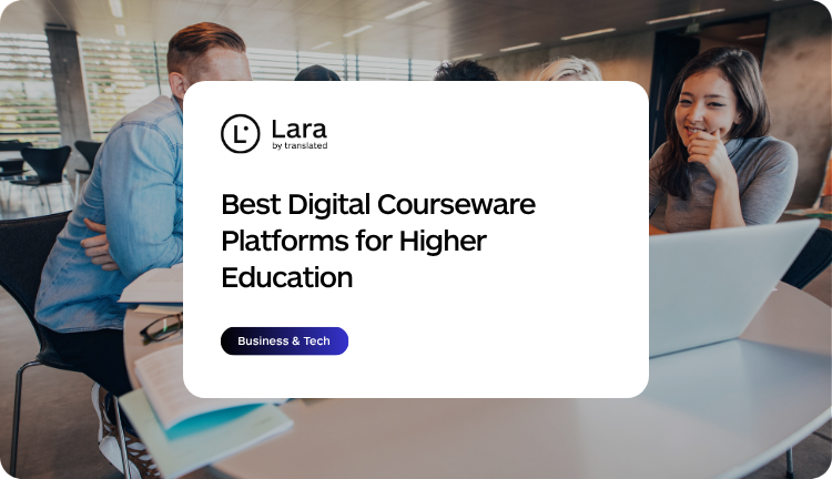 digital courseware platforms for higher education