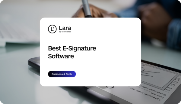 Best E-Signature Software in 2026