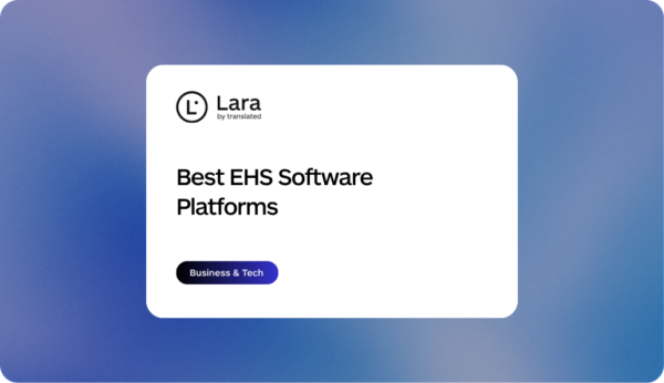 Best EHS Software Platforms in 2026