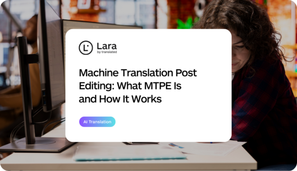 machine translation post editing